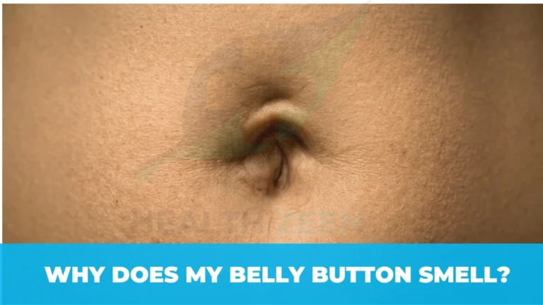 Close-up of an adult umbilicus showing deep anatomical skin folds that can trap bacteria and cause navel odo